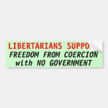 LIBERALIST-UNTERSTÜTZUNG AUTO STICKER