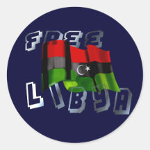 Libysche Flagge der Libyen-Unabhängigkeits-Monarch Aufkleber