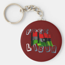 Libysche Flagge der Libyen-Unabhängigkeits-Monarch Schlüsselbänder