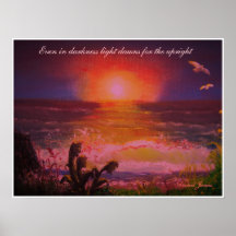 LICHT DÄMMERT Plakat