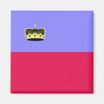 Lichtenstein-Qualitäts-Flagge Kühlschrankmagnet