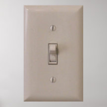 Lichtschalter Plakat