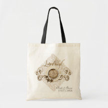 Liebe am ersten Sip-Cappuccino Wedding Brauttasche