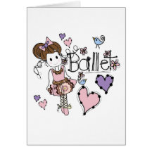 Liebe-Ballett Grußkarten