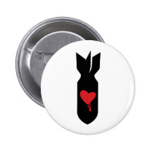 Liebe-Bomber Anstecknadelbuttons