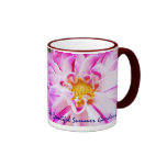 Liebe-Dahlie-Kaffeetasse-Becher des Dahlie-Blumen-