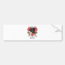 Liebe der Labradore Auto Sticker