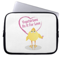 Liebe der Vegetarier-4 Computer Sleeve Schutzhüllen
