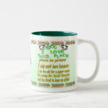 Liebe des Gott-I dieser Platz Tasse