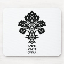 Liebe erobert alle (Schwarz-weiß) Mousepads