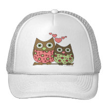 Liebe-Eulen Baseballcap