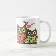 Liebe-Eulen Kaffeetasse