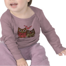 Liebe-Eulen T-shirt