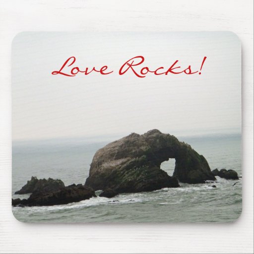 Liebe-Felsen! Mousepad