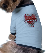 Liebe-Fischerei Hund T Shirts