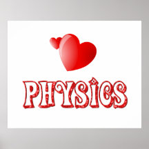 Liebe für Physik Poster