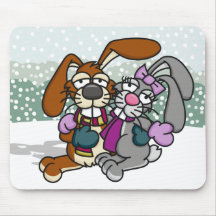 Liebe-Häschen Mousepad