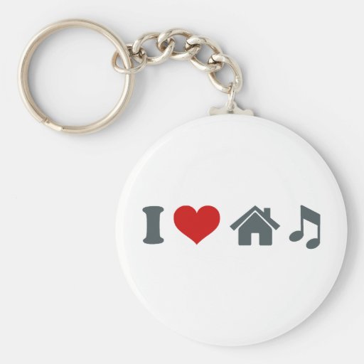 Liebe-Haus-Musik Schlüsselband