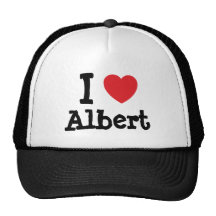 Liebe I Albert-Herz T-Shirt Netzmütze