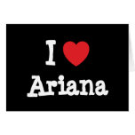 Liebe I Ariana Herz T-Shirt Karte