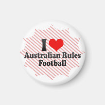 Liebe I Australier ordnet Fußball an Kühlschrankmagnete