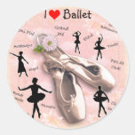 Liebe I Ballett Sticker
