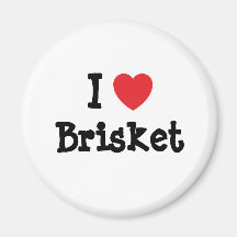 Liebe I Bruststück-Herz T-Shirt Magnete