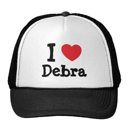 Liebe I Debra-Herz T-Shirt Mütze