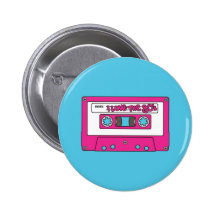 Liebe I die Achtzigerjahre Anstecknadelbutton