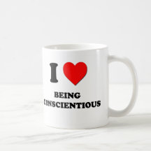 Liebe I, die gewissenhaft ist Tee Tasse