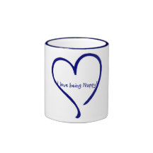 Liebe I, die Windel ist! Kaffee Haferl