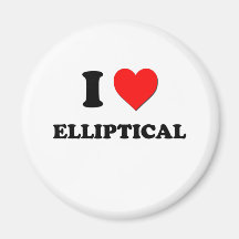 Liebe I elliptisch Kühlschrankmagnet