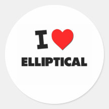 Liebe I elliptisch Sticker