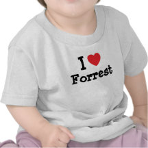 Liebe I Forrest Herzgewohnheit personalisiert Shirts