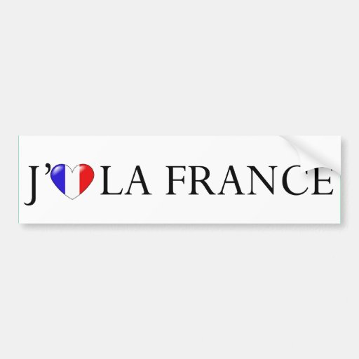 Liebe I Frankreich-Aufkleber Auto Aufkleber