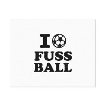 Liebe I Fussball Fußball Gespannte Galeriedrucke