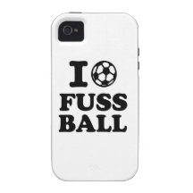 Liebe I Fussball Fußball iPhone 4/4S Case