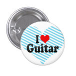 Liebe I Gitarre Anstecknadel