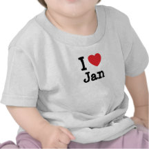 Liebe I Jan.-Herzgewohnheit personalisiert Tshirt