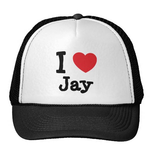 Liebe I Jay-Herz T-Shirt Truckerkappen