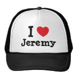Liebe I Jeremy-Herz T-Shirt Netzmütze
