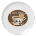 Liebe I Kaffee Flacher Teller
