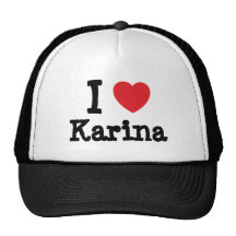 Liebe I Karina Herz T-Shirt Kultmütze