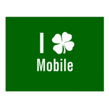 Liebe I (Kleeblatt) beweglicher Tag St. Patricks Postkarten
