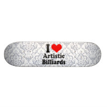 Liebe I künstlerisches Billard Skateboard Brett