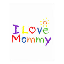 Liebe I Mama Postkarte