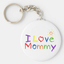 Liebe I Mama Schlüsselbänder