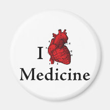 Liebe I Medizin Kühlschrankmagnet