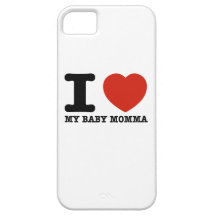 Liebe I mein Baby Momma iPhone 5 Schutzhüllen