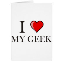 Liebe I mein Geek Karten